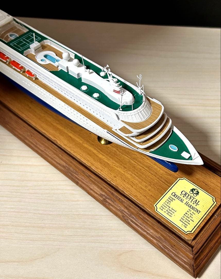 クリスタルハーモニー クルーズ 船 模型 オブジェ クリスタルハーモニー クルーズ 船 模型 オブジェ