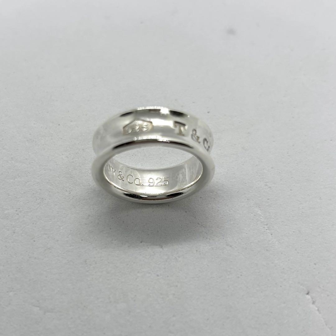 TIFFANY&CO.【美品】ナローリング1837 約9号 シルバー925
