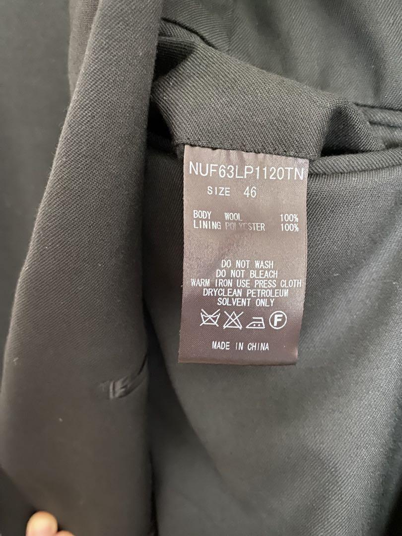 THE 1st. Floor ナノユニバース ブラック スーツ 礼服 セット 黒
