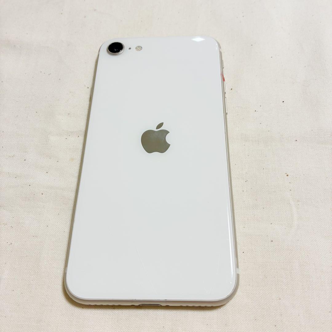 みきまる Apple iPhone SEホワイト 本体　SIMロック解除