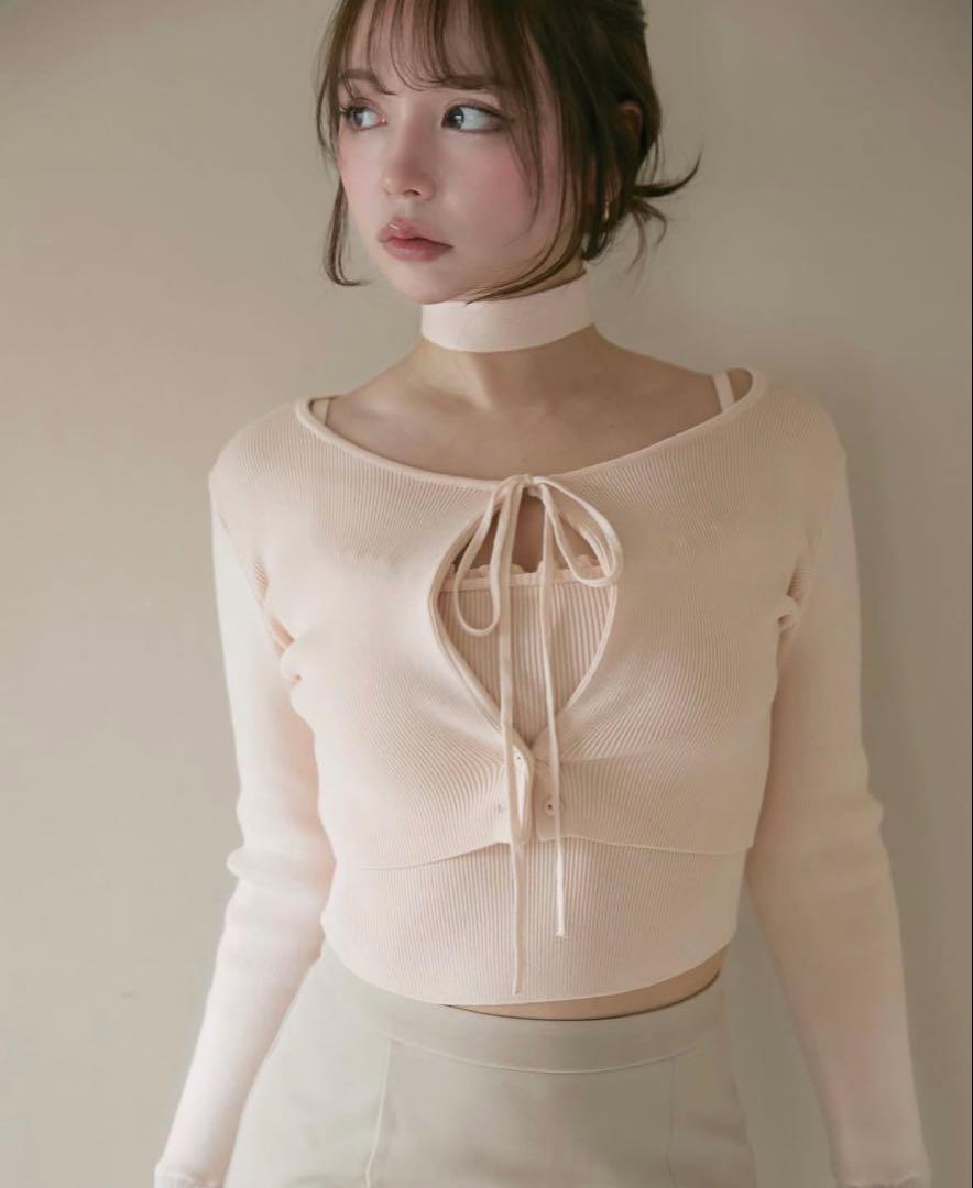 トップス ANDMARY Candy sleeve knit set