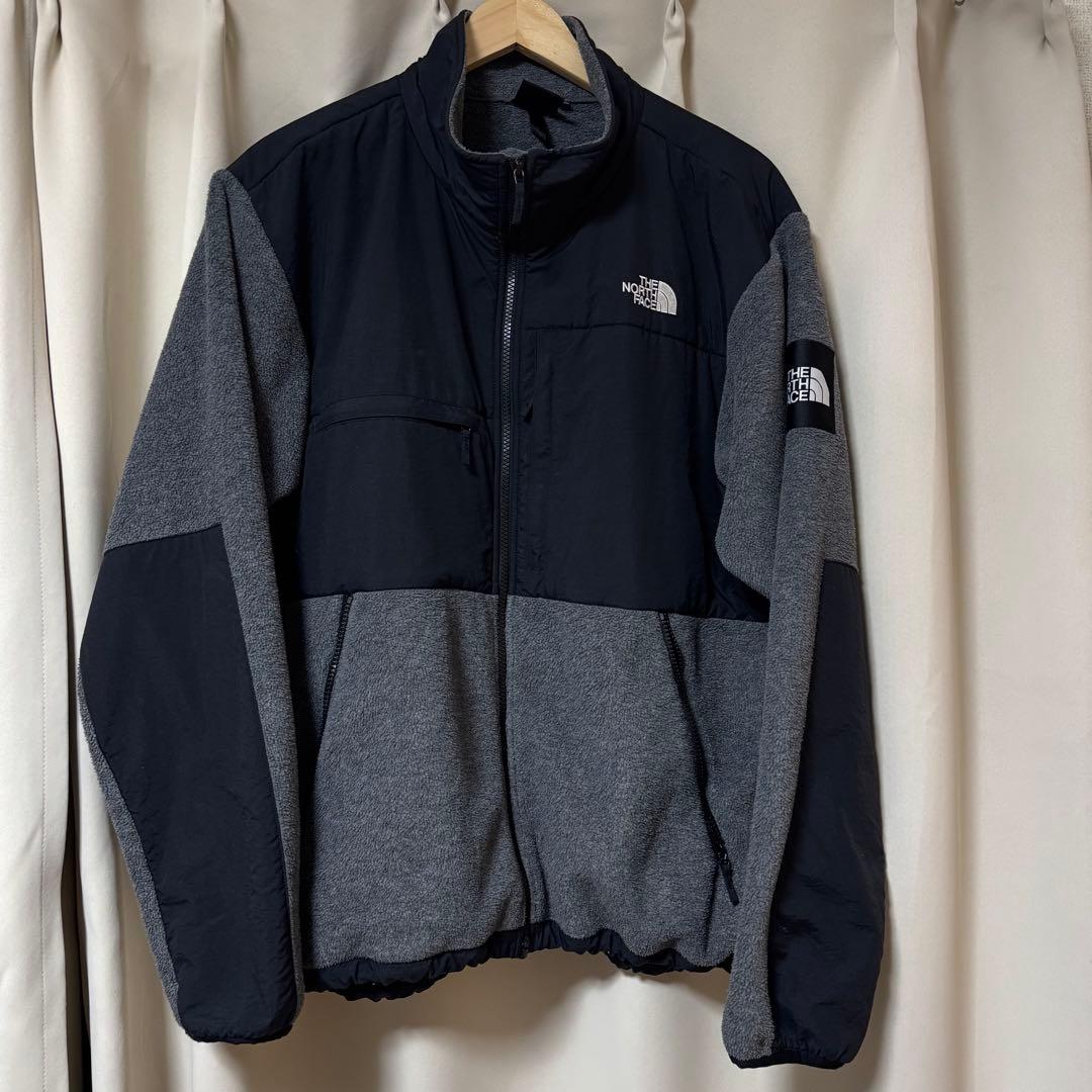 THE NORTH FACE フリースジャケット XXL ネイビー グレー2XL(3L)・THE NORTH FACE