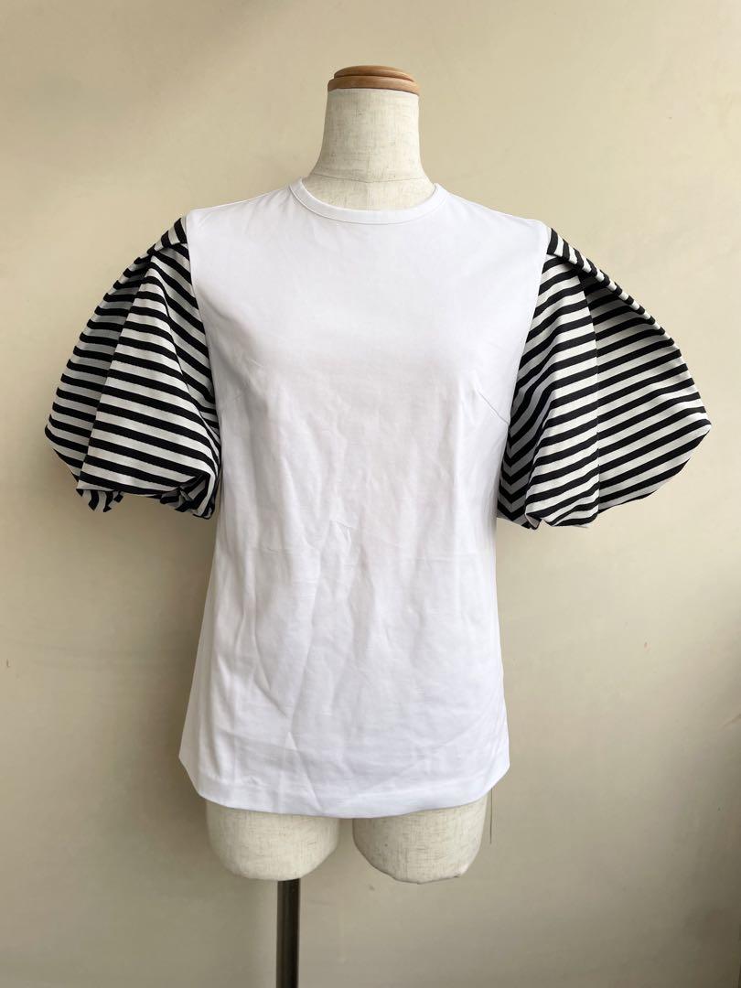 新品BORDERS at BALCONY  袖ボリュームTシャツ　A203_画像1