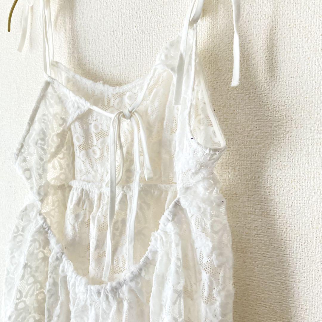 【美品】merry jenny リボン レース チュニック ホワイト 美品】merry jenny リボン レース チュニック ホワイト - メルカリ
