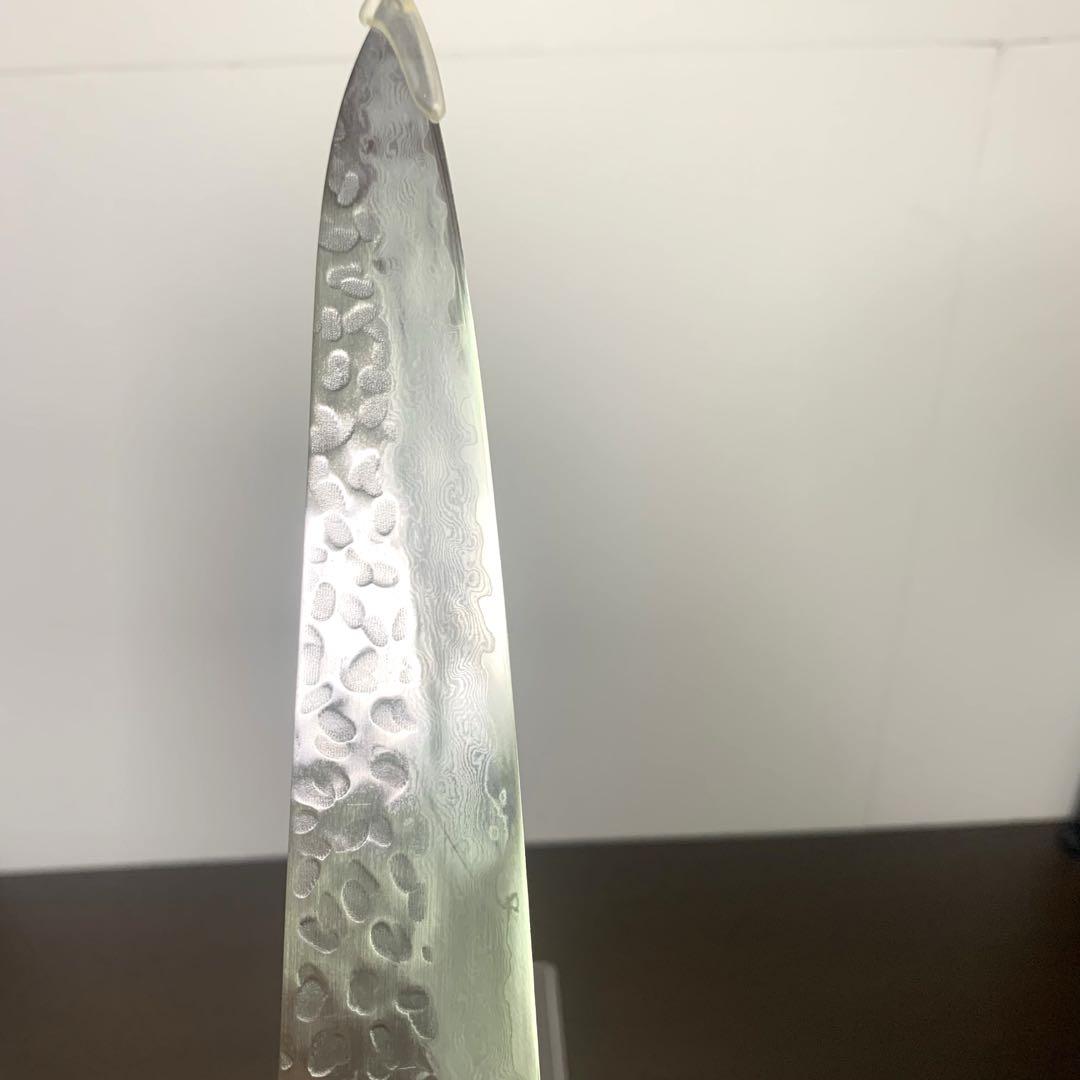 ろ*な様 堺孝行 33層 槌目ダマスカスVG10 筋引 240mm 新品未使用