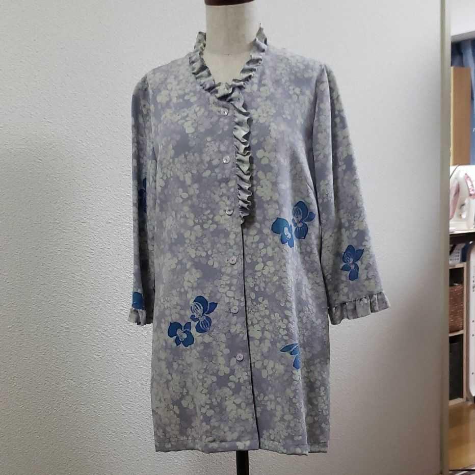 メルカリ 着物 リメイク 洋服 シャツ ブラウス 七分 長袖 5 000 中古や未使用のフリマ メルカリ 着物 リメイク 洋服 シャツ ブラウス 七分 長袖 5 000 中古や未使用のフリマ