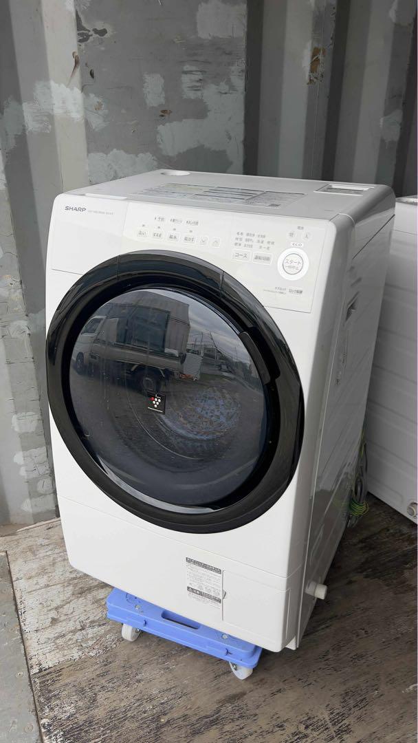 シャープ ES-S7E-WLドラム式洗濯機2020年型