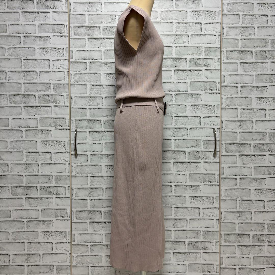 美品】Mystradaマイストラーダ ノースリーブ ニットワンピース