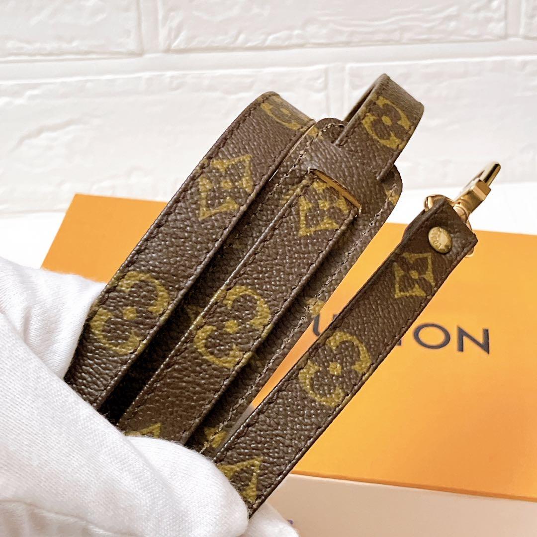 【全品送料無料】 ヴィトン Vuitton モノグラム ショルダーストラップ ベルト ER27 小物