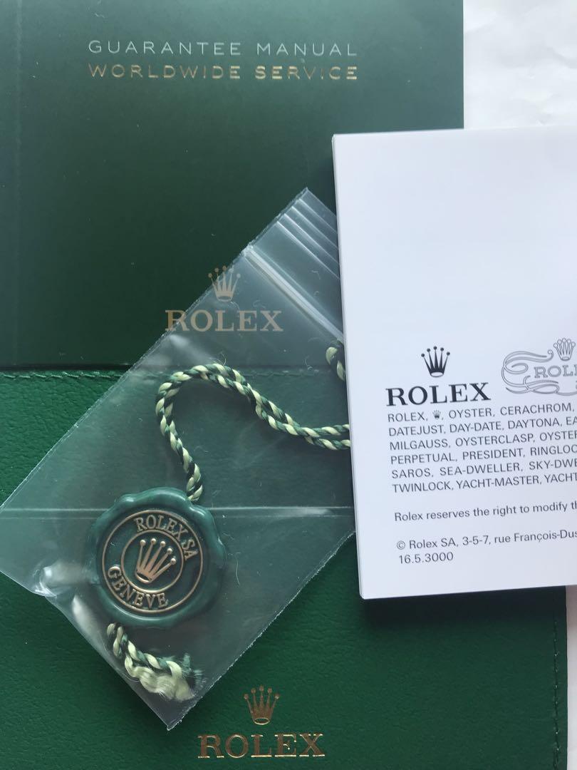 ROLEX ロレックス純正33エクスプローラー　冊子・タグ・カードケース　計4点