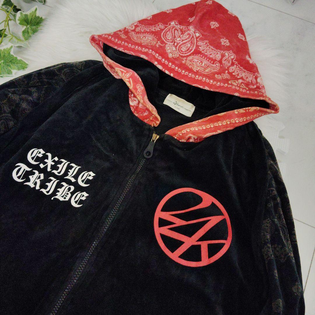 24karats EXILE TRIBE 継承2代目 　セットアップ ベロア素材