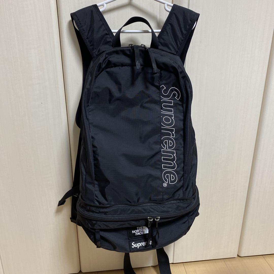 シュプリーム × ザノースフェイス コンバーチブルバックパック 黒