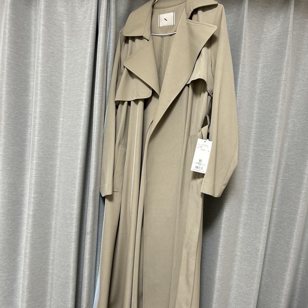 N.natural beauty basicとろみガウントレンチコート