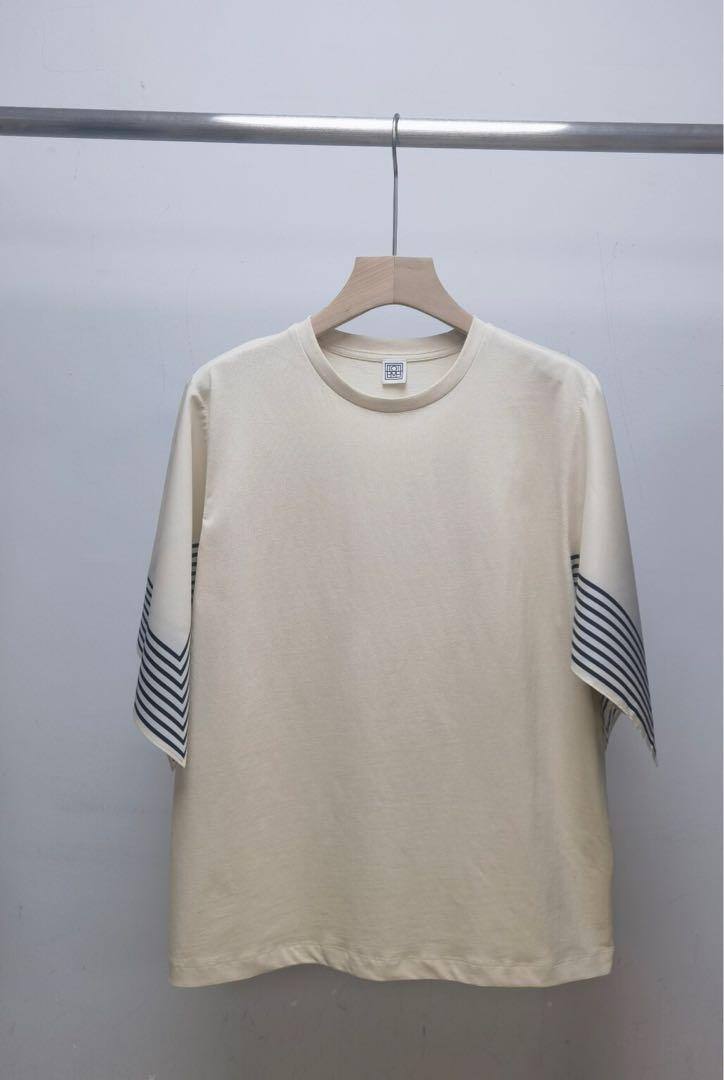 ❇️Toteme正規24新作トーテムコットンシルクTシャツ