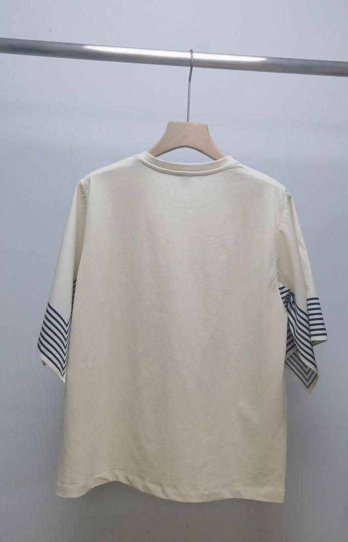 ❇️Toteme正規24新作トーテムコットンシルクTシャツ