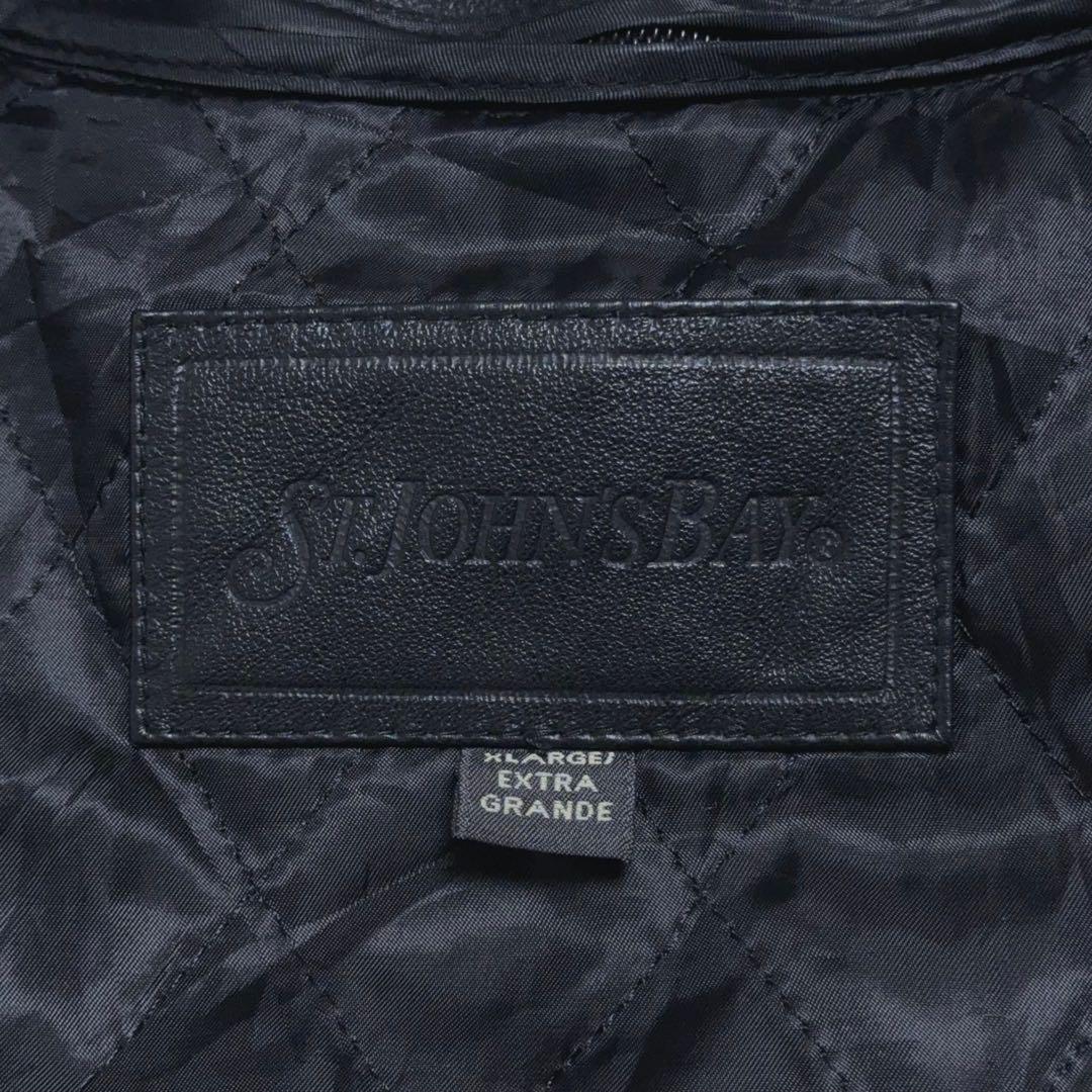 古着 90s st john's bay レザージャケット 本革
