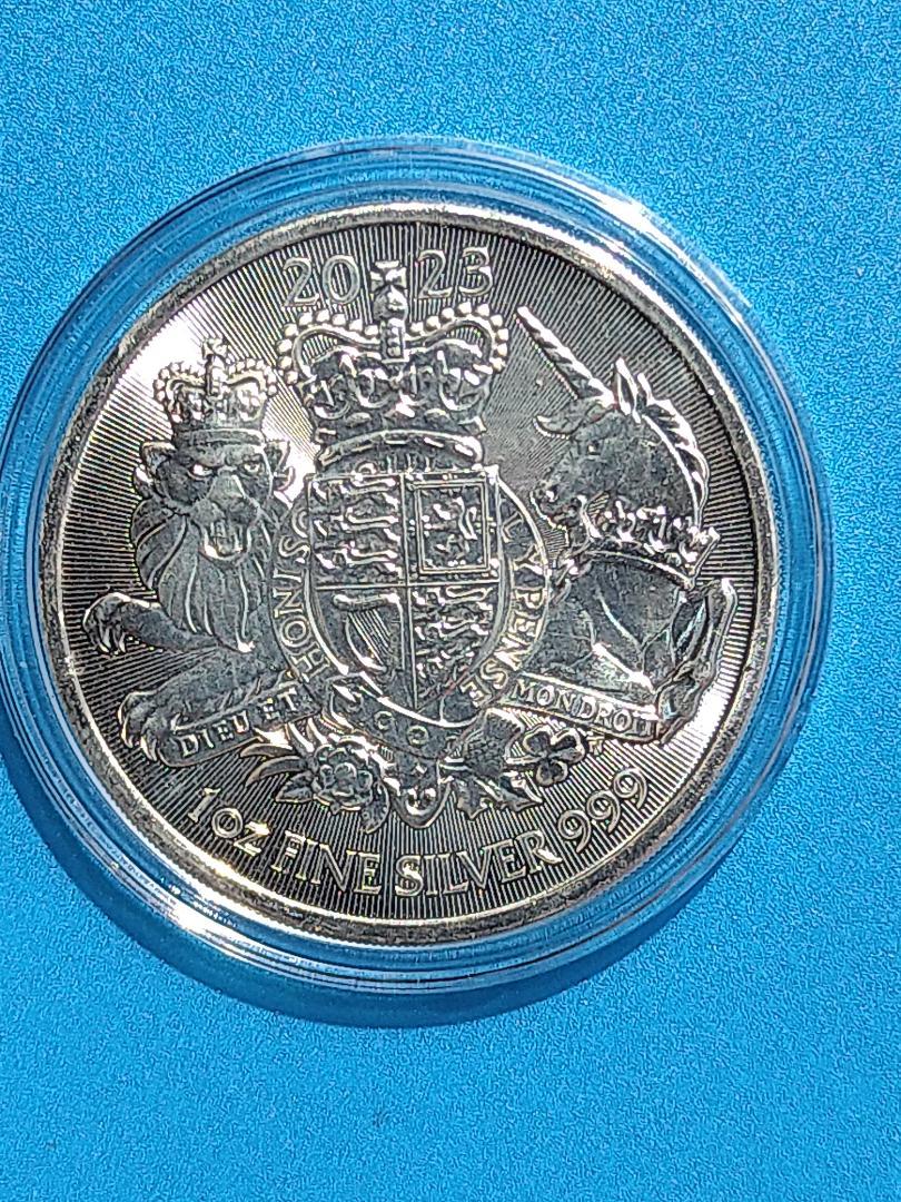 2023年 チャールズ3世 2ポンド銀貨