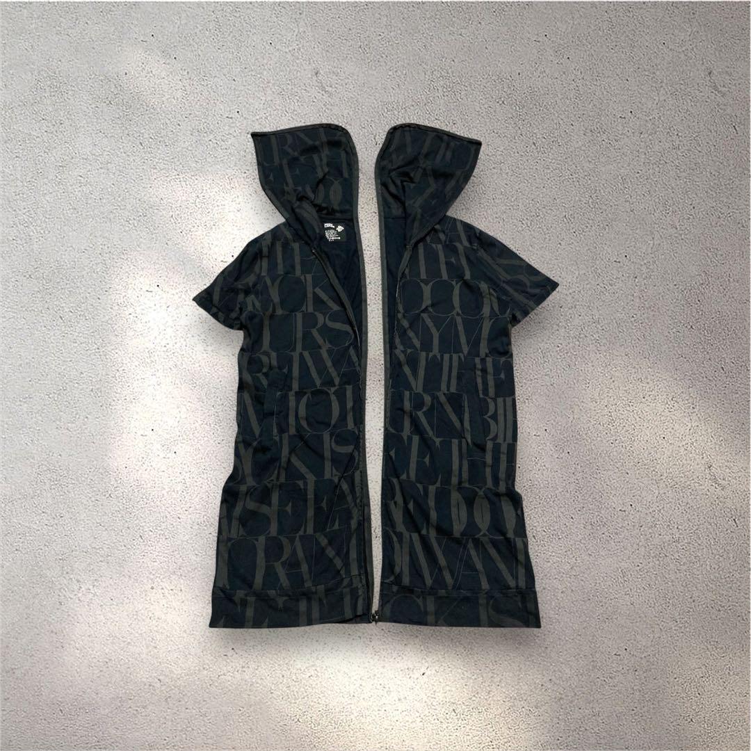 00s ppfm gimmick s/s zip hoodie y2k