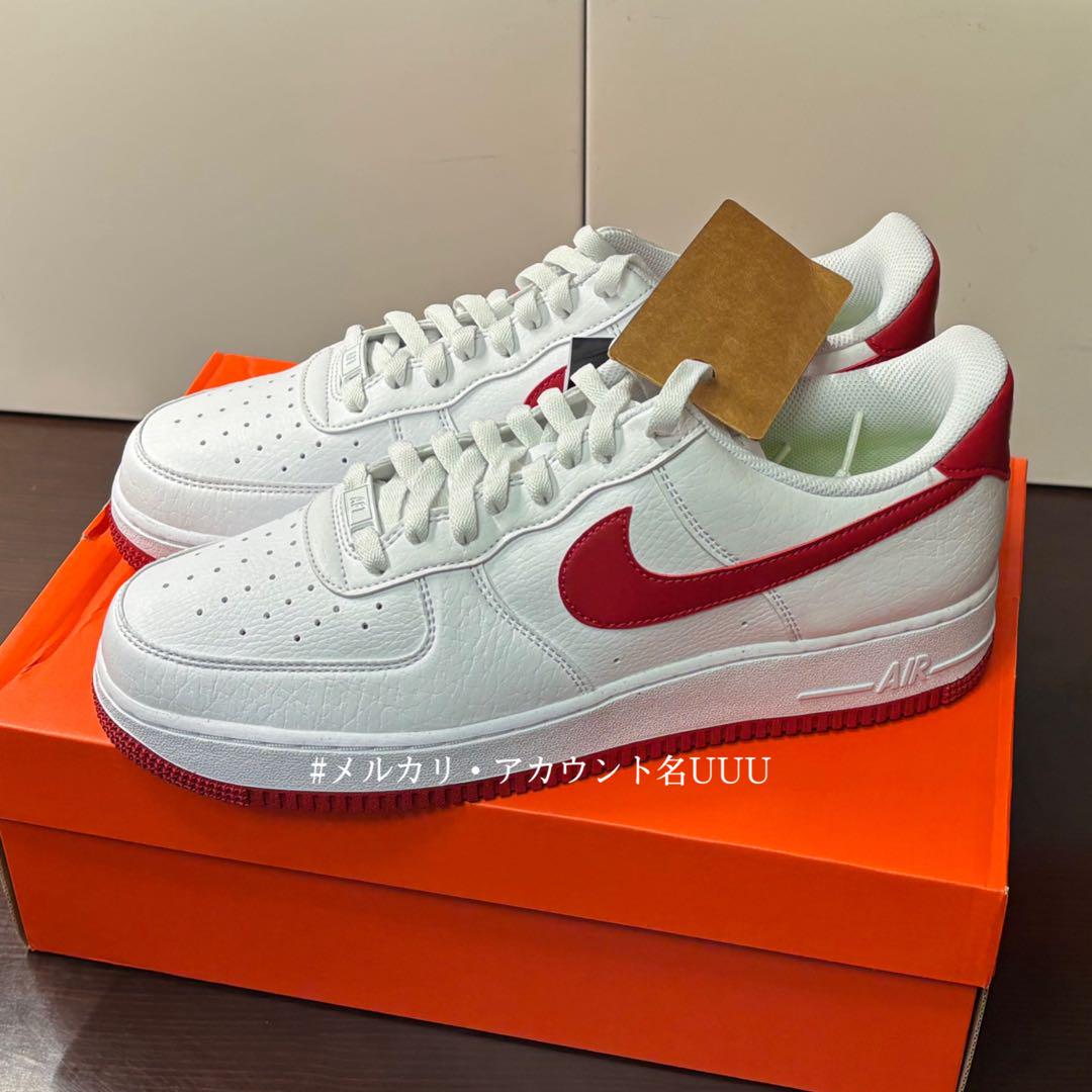 専用　NIKE エアフォース1 07 レッド 28cm 新品28cm】NIKE エアフォース1'07 NN ホワイト/レッド - メルカリ