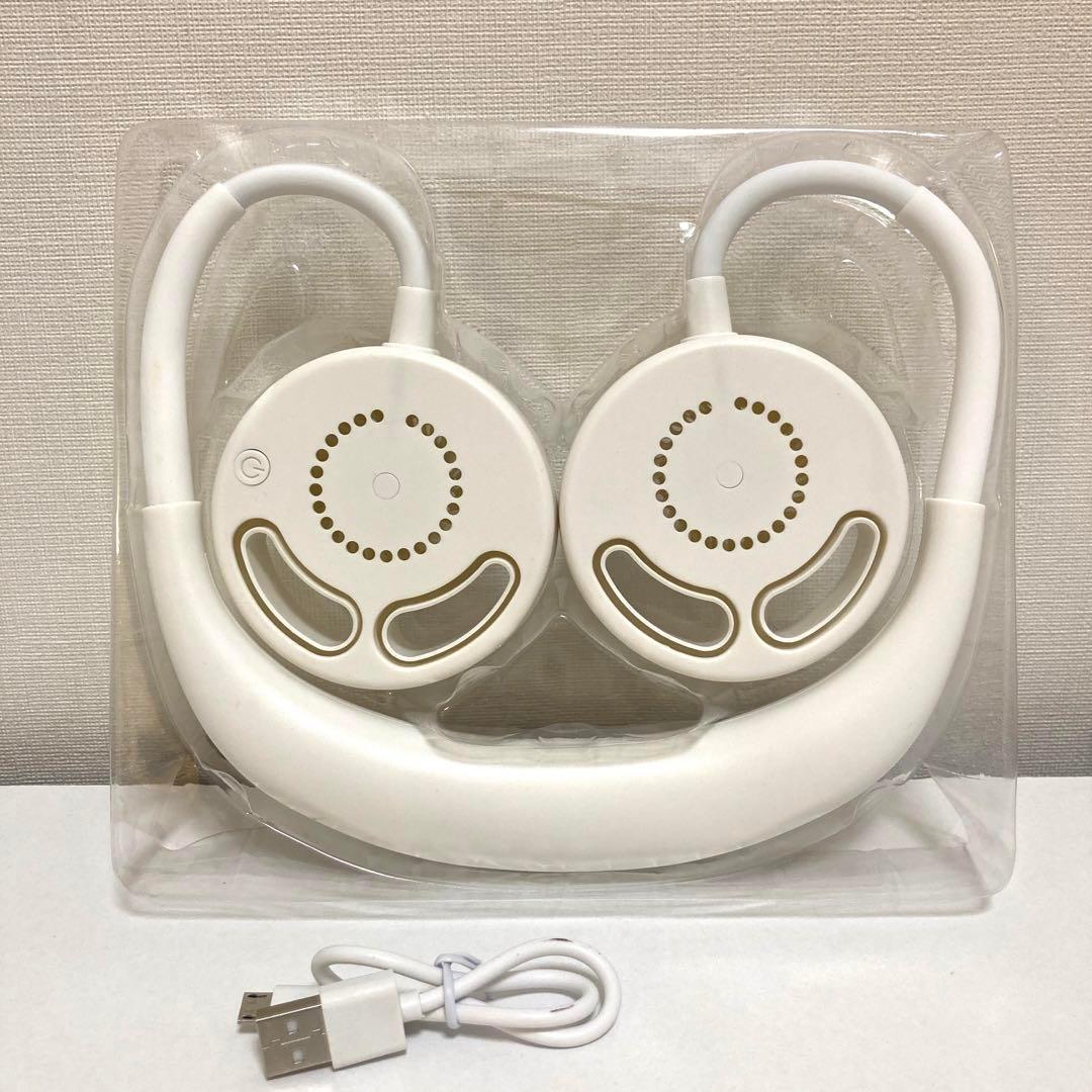 首掛け扇風機 羽根なし 充電式 usb 携帯扇風機 強力 ハンズフリー扇風機