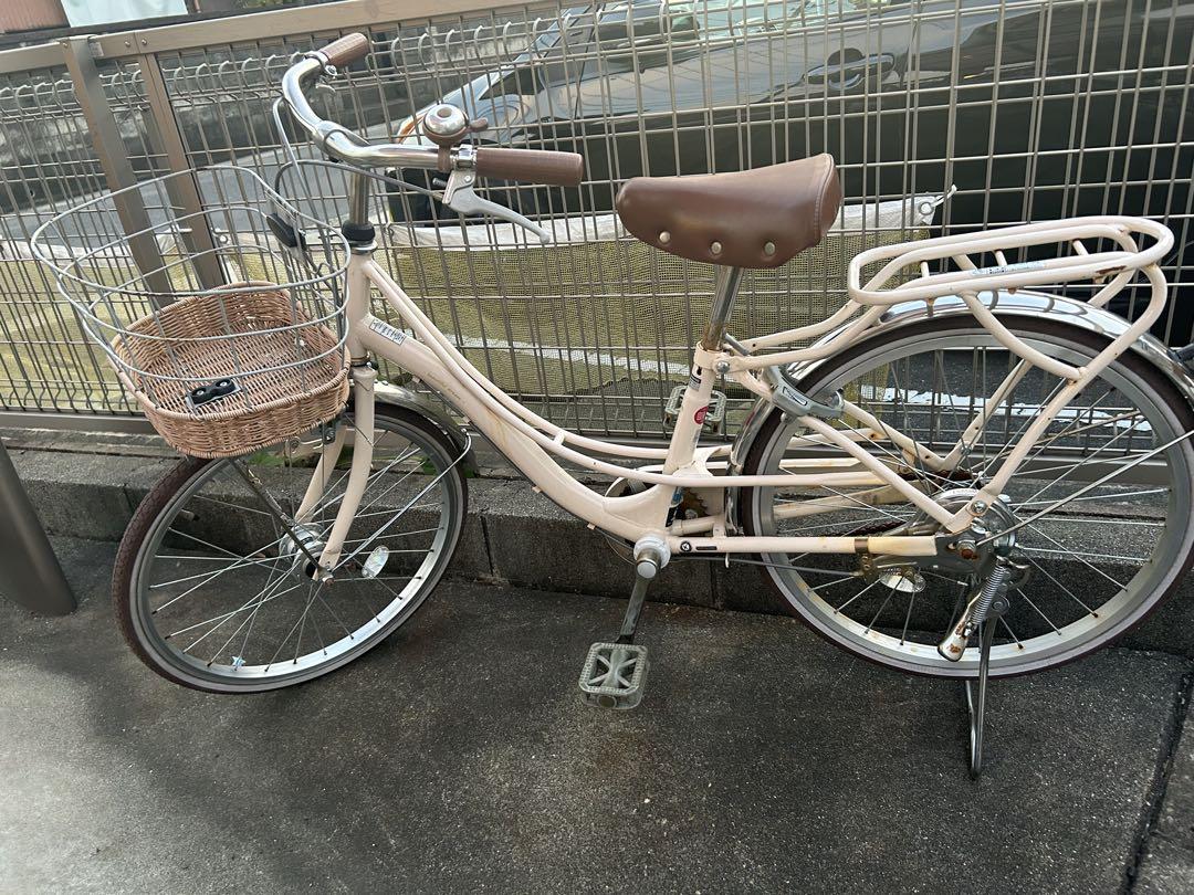 水色 シティサイクル 前面バスケット付き 水色 シティサイクル 26インチ 前バスケット付き （水色 シティ