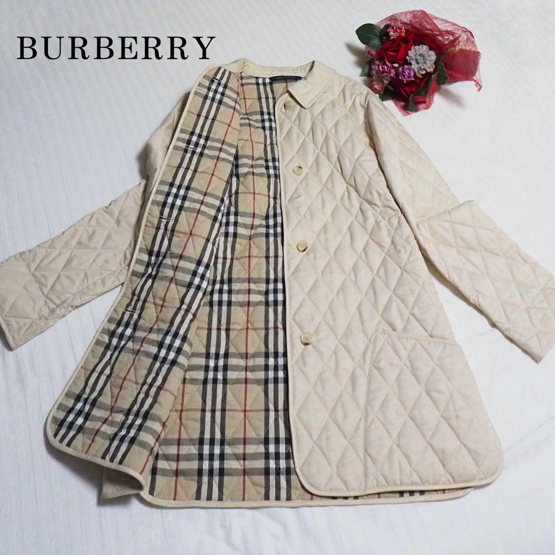 【美品】英国製 BURBERRY キルティングジャケット 大きいサイズ