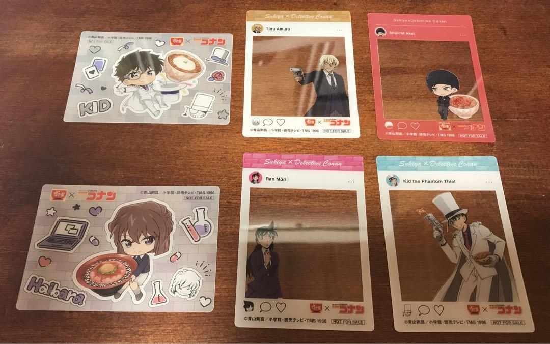 名探偵コナン　すき家コラボ　クリアカード すき家「名探偵コナン」コラボ開催、対象メニュー注文でクリア
