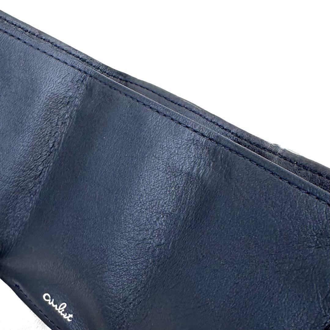 未使用✨エアリスト LILY 三つ折り ミニ財布 レザー メタリック
