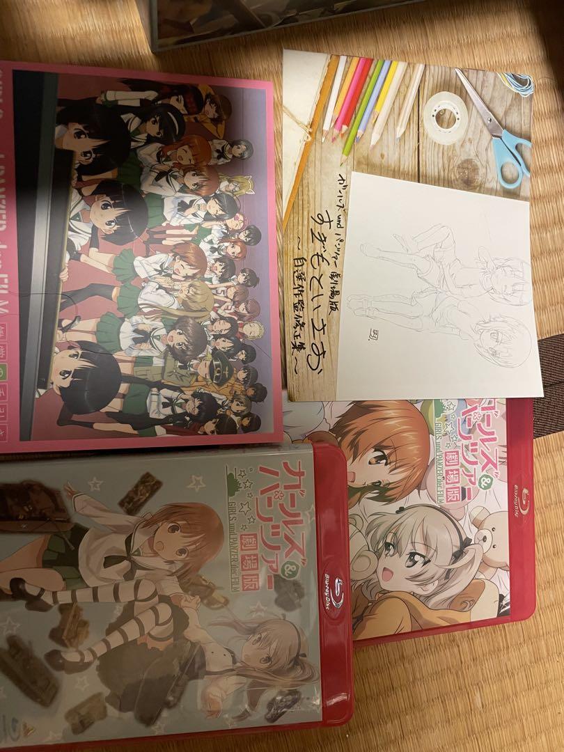 ガールズ＆パンツァー DVD 1～6 とブルーレイの劇場版とDVDのあんこう戦