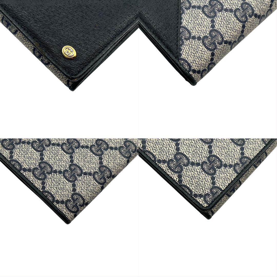 【美品】GUCCI オールド グッチ GGスプリーム　長財布　PVC　GG総柄