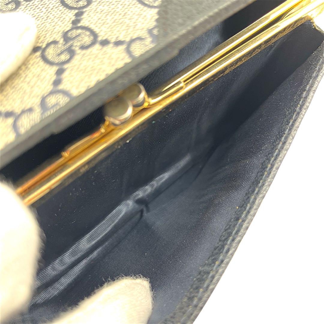 【美品】GUCCI オールド グッチ GGスプリーム　長財布　PVC　GG総柄
