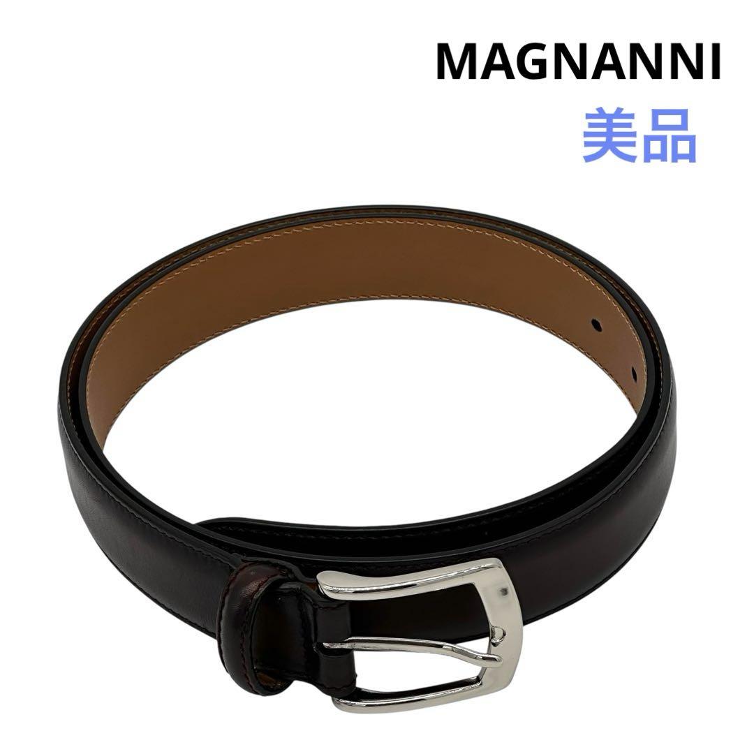 E06744 新品 MAGNANNI レザーベルト FREE マグナーニ E06744 新品 MAGNANNI レザーベルト FREE マグナーニ - メルカリ