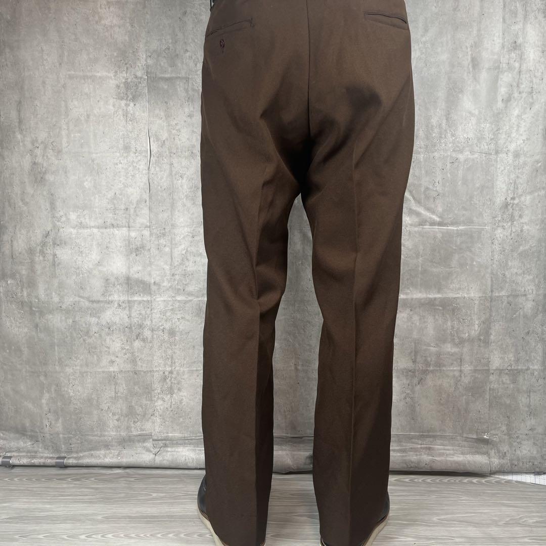希少USA製 LEVIS アクションスラックス 80s ブラウン 1460