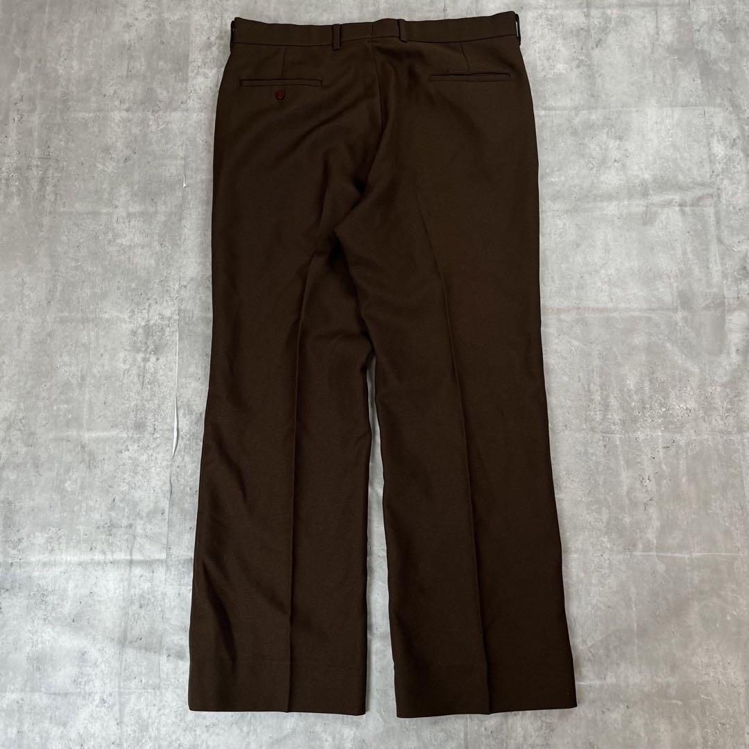 希少USA製 LEVIS アクションスラックス 80s ブラウン 1460