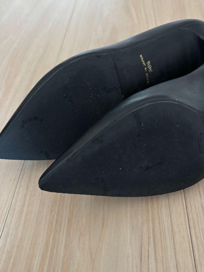 【お値下げ】UNITED ARROWS ポインテッドトゥ ソフト パンプス 黒