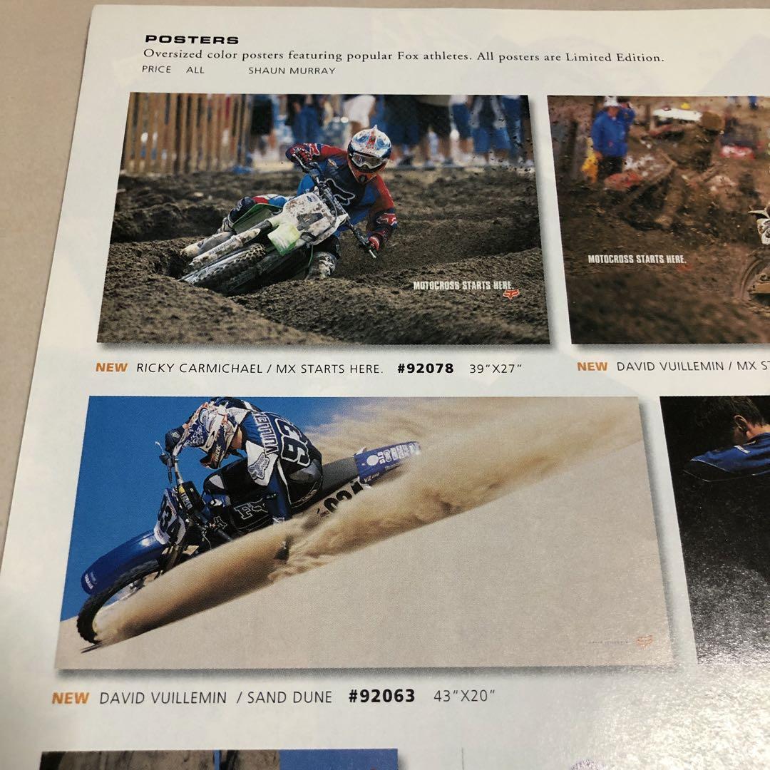 Vintage 1999 FOX RACING オールド モトクロス ポスター Vintage 2000y FOX RACING 限定 オールド ポスター - メルカリ