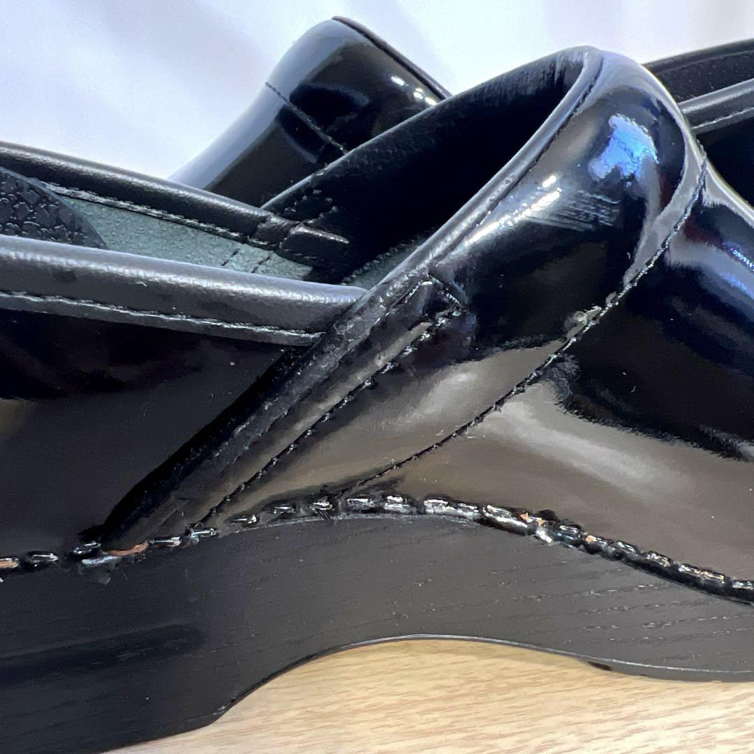 dansko ダンスコ　プロフェッショナル パテント　エナメル　ブラック