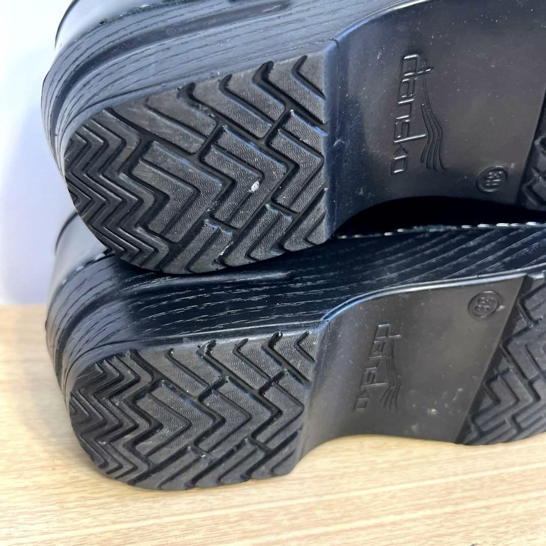 dansko ダンスコ　プロフェッショナル パテント　エナメル　ブラック