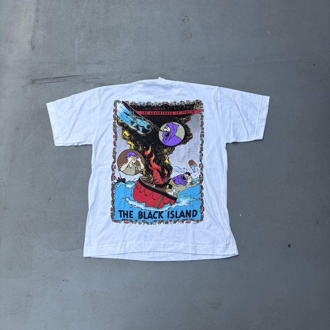 00s TINTIN タンタンの冒険　プリント　Tシャツ　カットソー