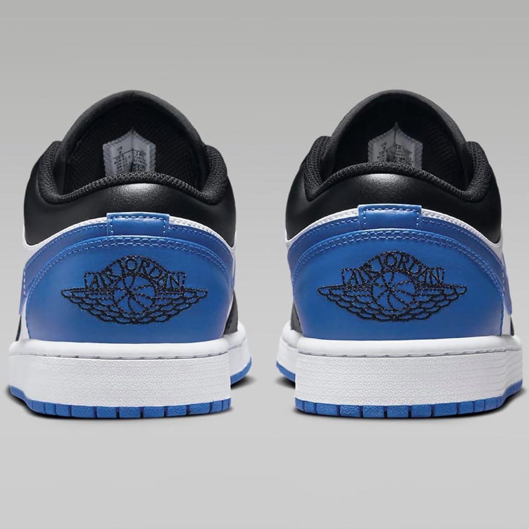 ✨新品✨NIKE AIR JORDAN 1 LOWブラックホワイトロイヤルブルー