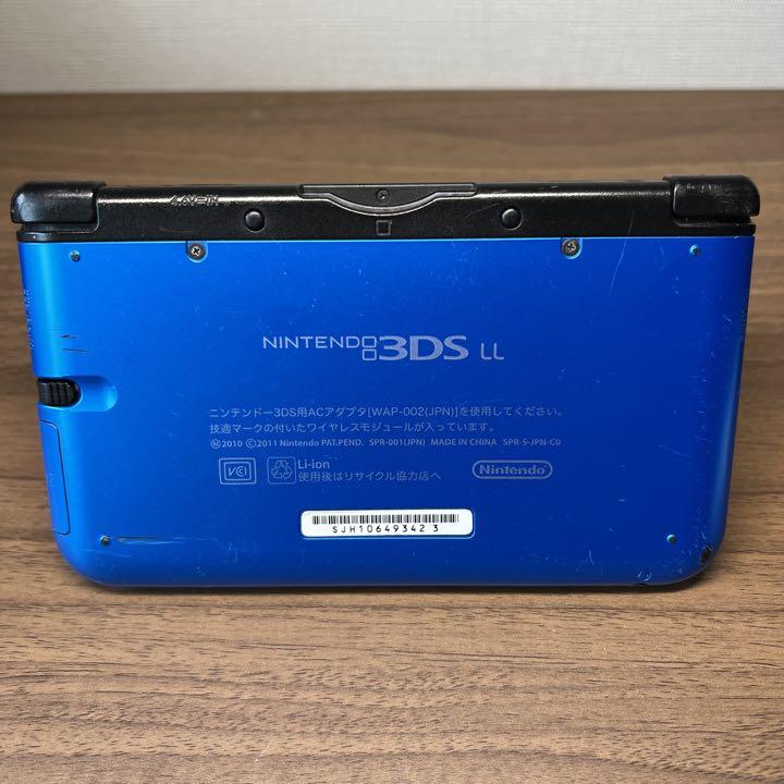 ニンテンドー3DS LL ブルー×ブラック - メルカリ