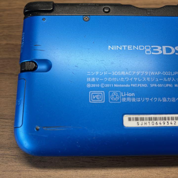 ニンテンドー3DS LL ブルー×ブラック - メルカリ