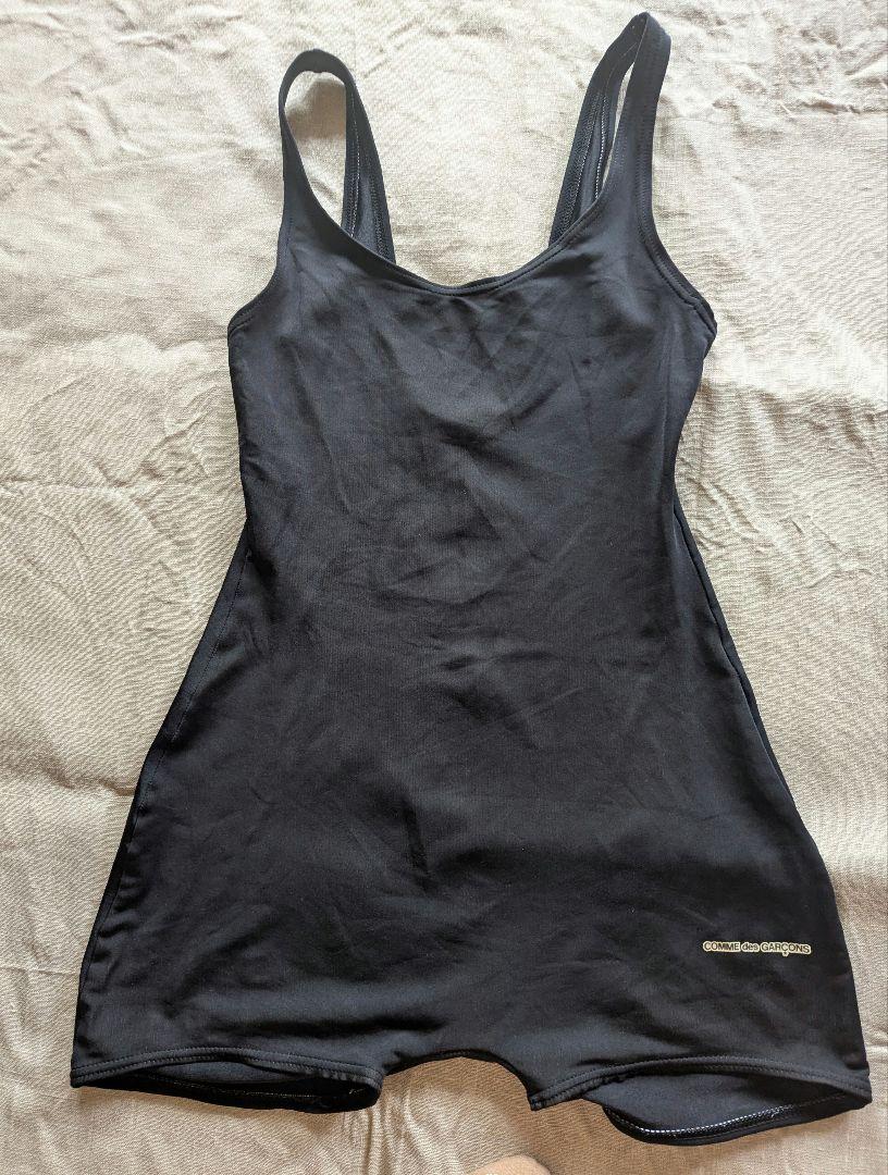 COMME des GARÇONS ビンデージ、ブラック ワンピース水着