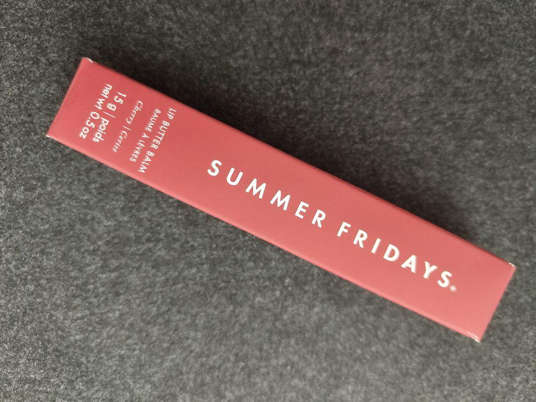 新品 SUMMER FRIDAYS リップバターバーム Cherry チェリー