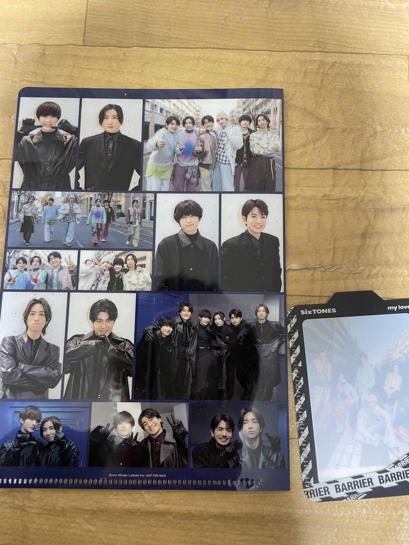 SixTONES バリア3形態 ＋特典3形態　DVD＋会報