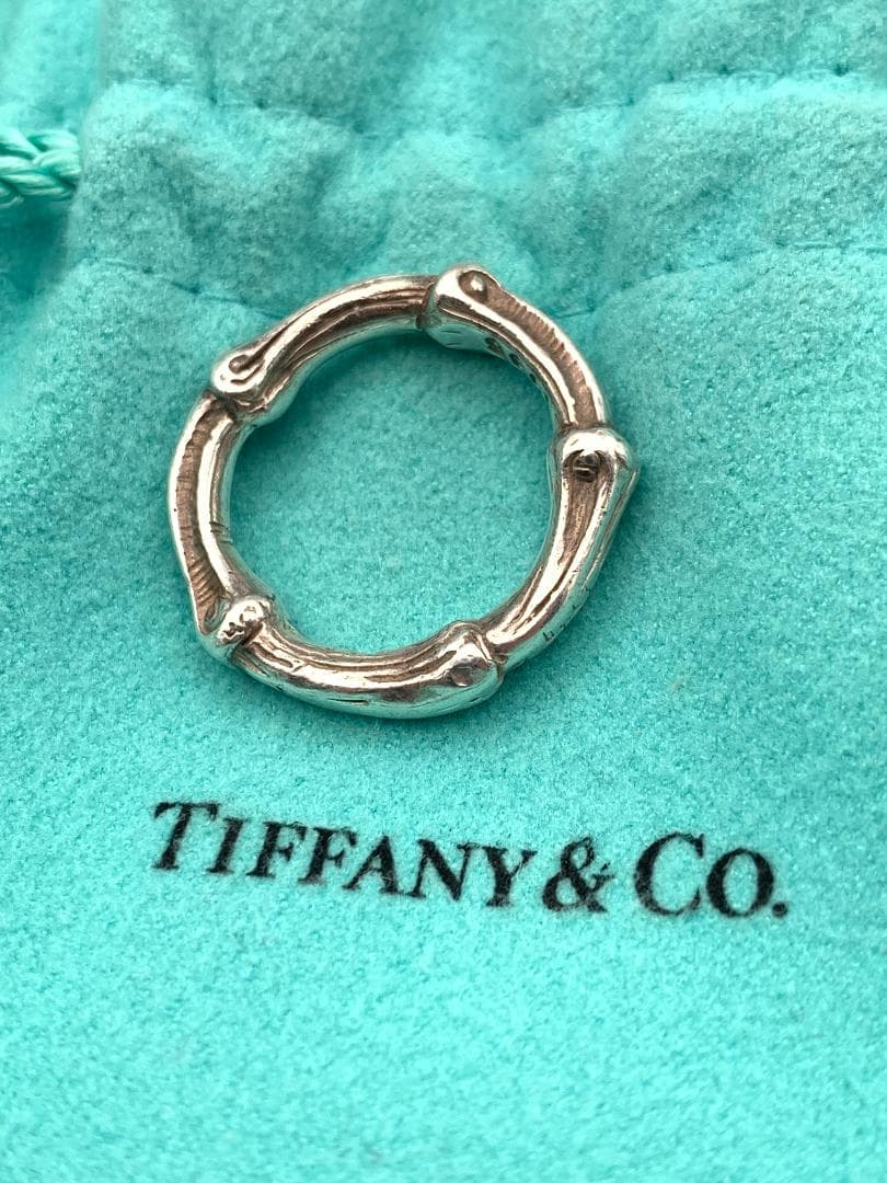 Tiffany & Co.ティファニー バンブーリング 約9.5号 SV925