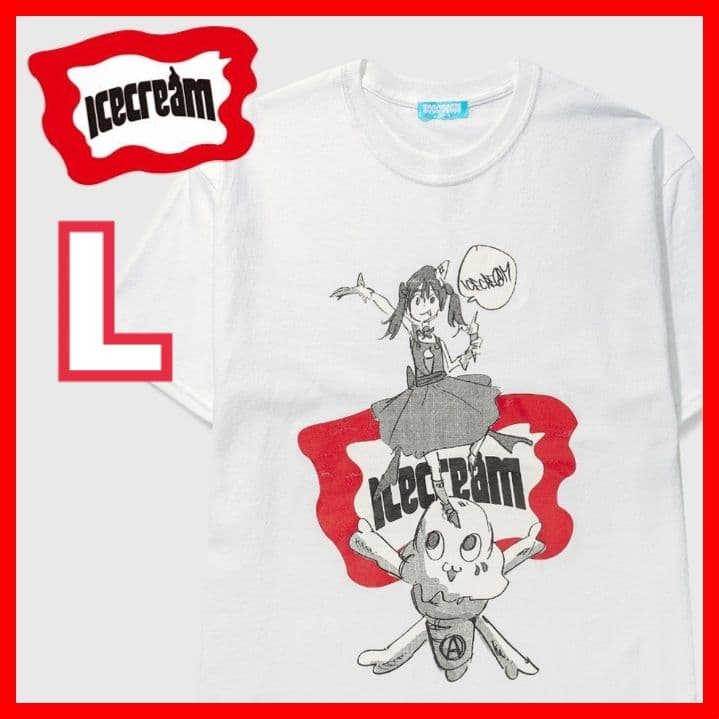 SEAL限定商品】 ICECREAM×JUN INAGAWA COTTON T-SHIRT ecousarecycling.com