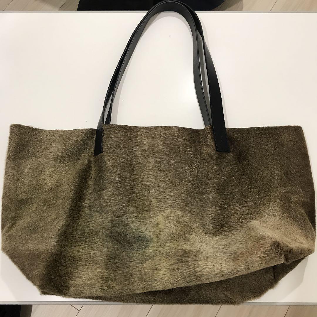 メンズトートバッグ　made in italy ホースレザータイムセール