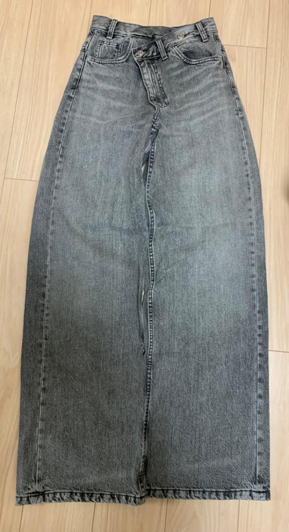 神シルエット】ZARA ZW THE 90's ワイドレッグデニム 36サイズ