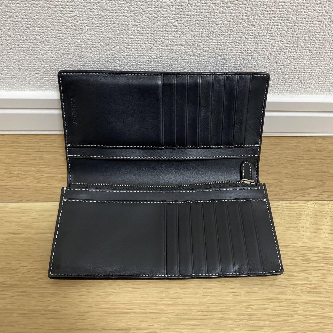 BURBERRY チェック柄 長財布